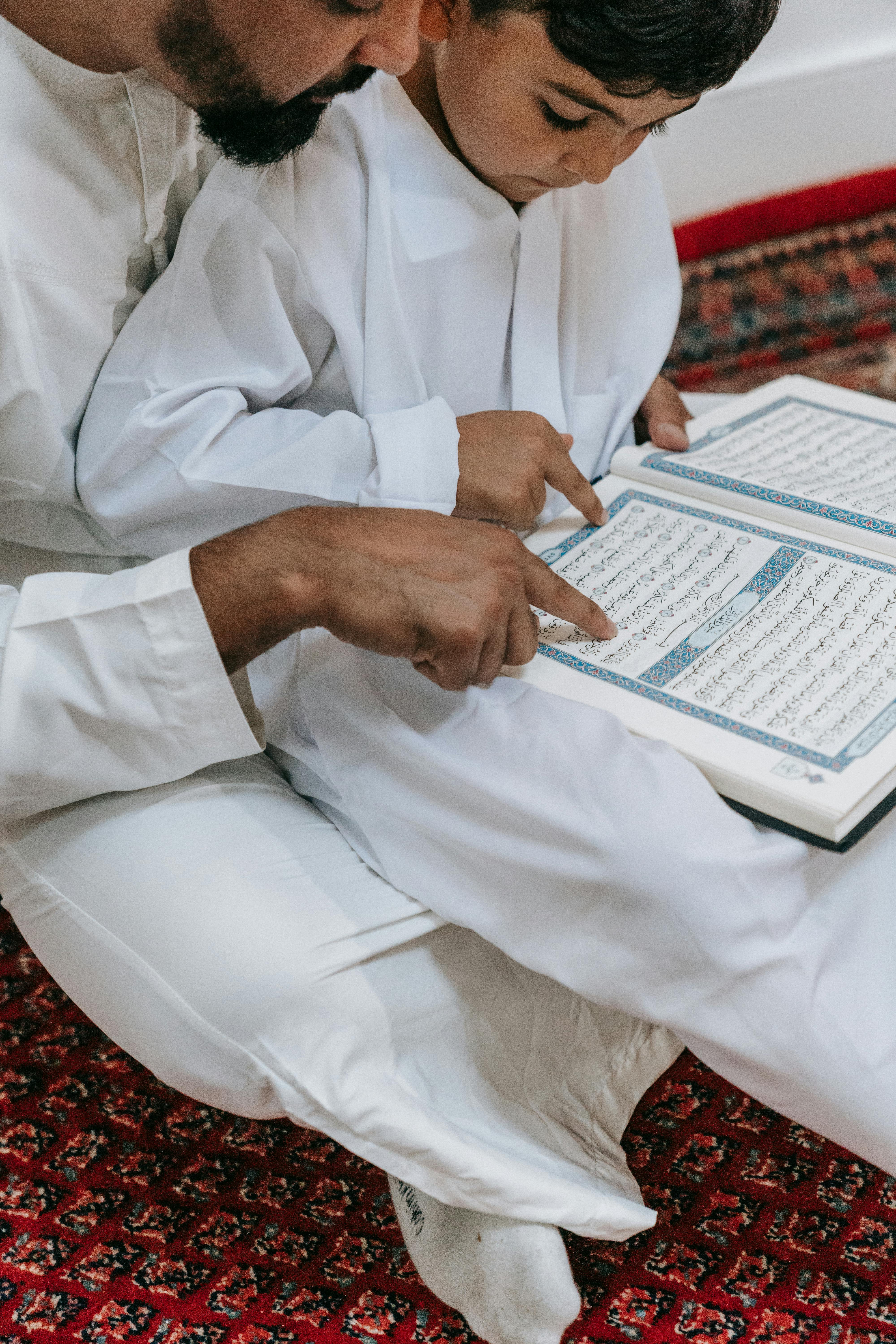 Child Learning Quran